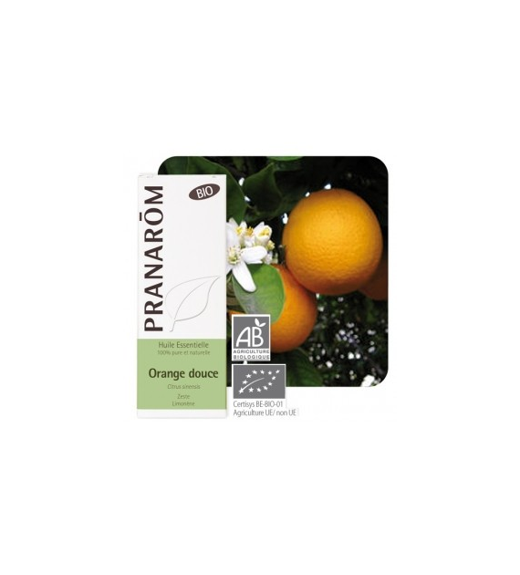Olejek eteryczny pomarańczowy Skórka pomarańczowa Pomarańcza słodka Citrus sinensis 10ml PRANARÔM BIO