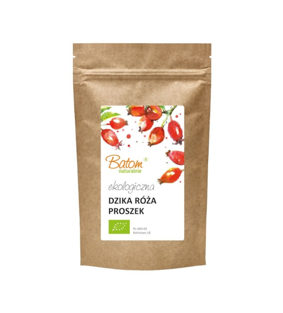 Dzika róża proszek 300 g BATOM BIO