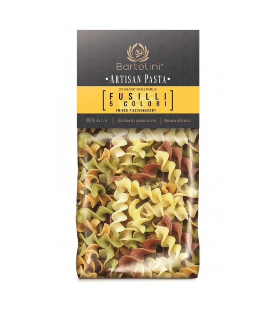 Makaron pszenny pięciosmakowy świdry 300 g BARTOLINI