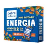 Mini batoniki z migdałami Energia bez cukru 102g DOBRA KALORIA
