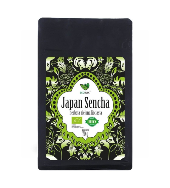 Herbata Japan Sencha zielona liściasta 70g ECOBLIK BIO