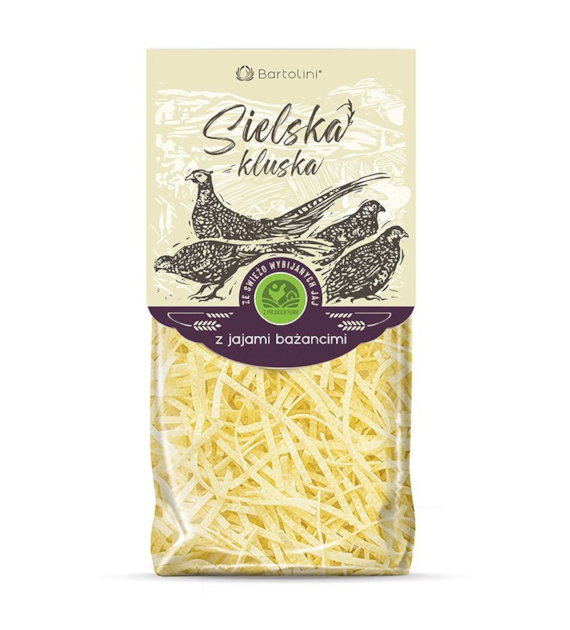Makaron pszenny durum z jaj bażancich krajanka gruba 250g BARTOLINI