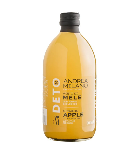 Ocet jabłkowy ŻYWY 500ml ANDREA MILANO BIO