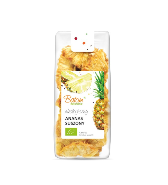 Ananas suszony krążki 250g BATOM BIO
