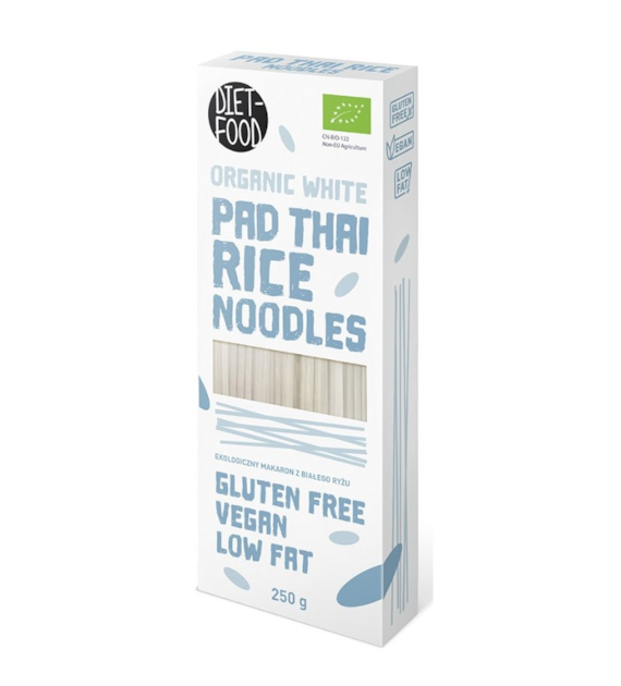 Makaron ryżowy Pad thai noodles bezglutenowy 250g DIET-FOOD BIO
