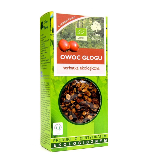 Herbatka Owoc Głogu 100g DARY NATURY BIO