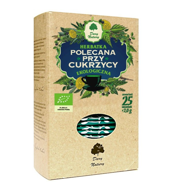 Herbatka Przy Cukrzycy ekspres 25T DARY NATURY BIO