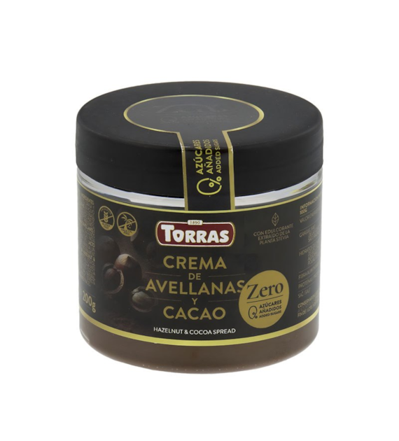 Krem kakaowo-orzechowy bez cukru 200g TORRAS