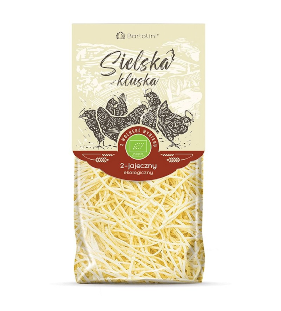 Makaron pszenny durum 2- jajeczny krajanka cienka 250g BARTOLINI BIO