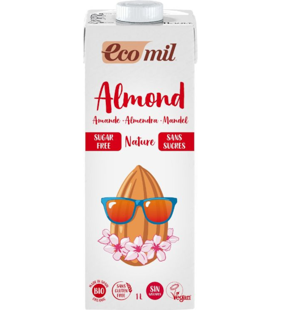 Napój migdałowy naturalny bez cukru 1l ECOMIL BIO