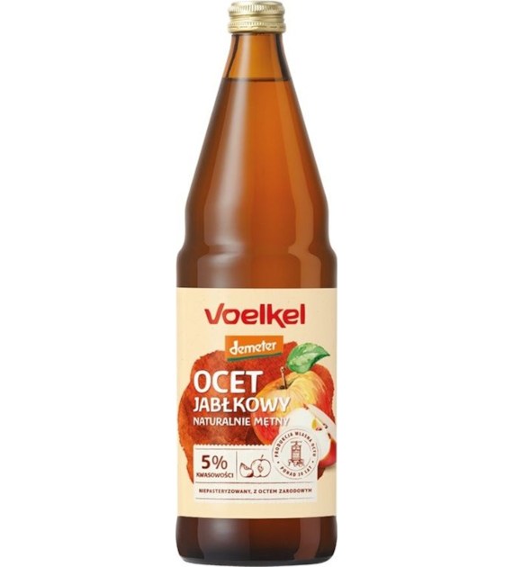 Ocet jabłkowy 750ml VOELKEL DEMETER BIO