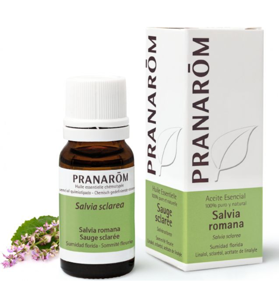 Olejek eteryczny szałwiowy Szałwia muszkatołowa Clary sage Salvia sclarea 10ml PRANARÔM