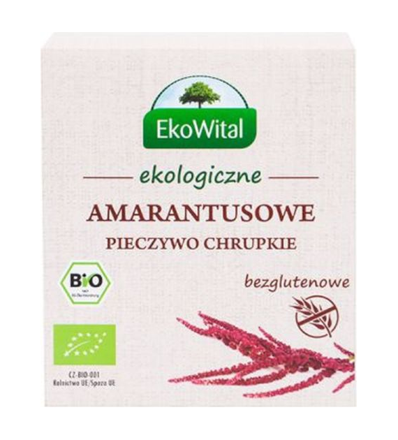 Pieczywo chrupkie z amarantusem bezglutenowe 100g EKOWITAL BIO