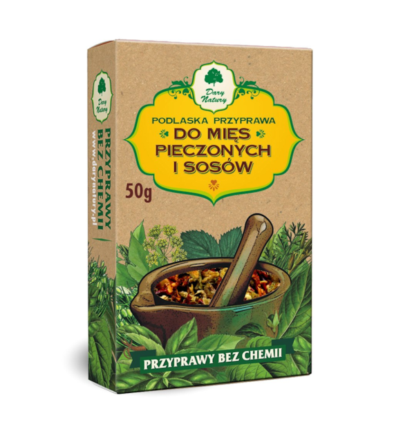 Przyprawa Podlaska do mięs pieczonych i sosów 50g DARY NATURY