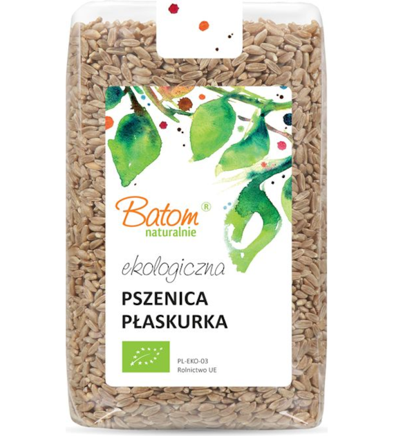 Pszenica płaskurka ziarno 500g BATOM BIO