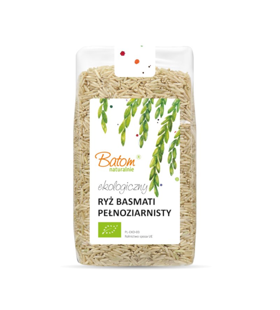 Ryż basmati pełnoziarnisty 500g BATOM BIO