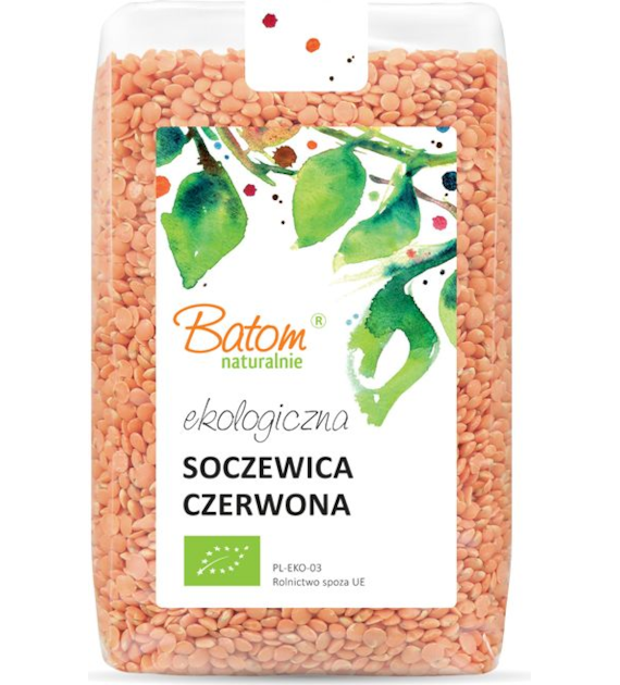 Soczewica czerwona 500g BATOM BIO