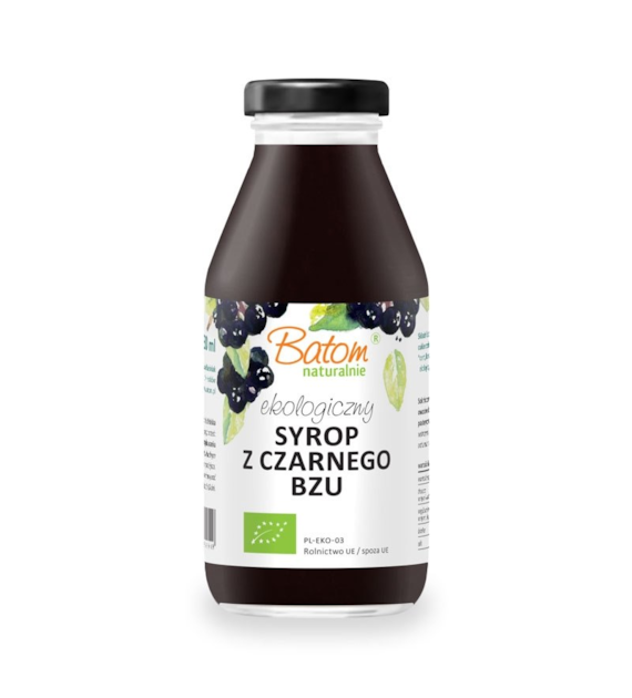 Syrop z czarnego bzu 330ml BATOM BIO