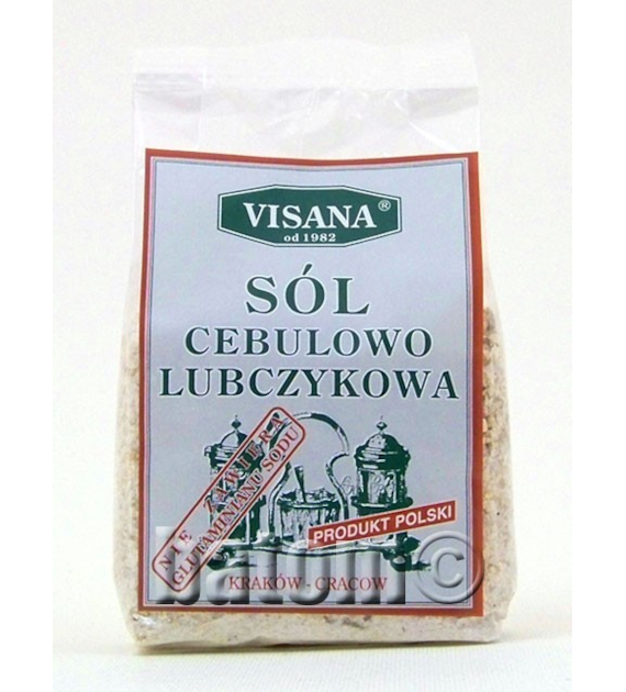 Sól cebulowo - lubczykowa 175g VISANA