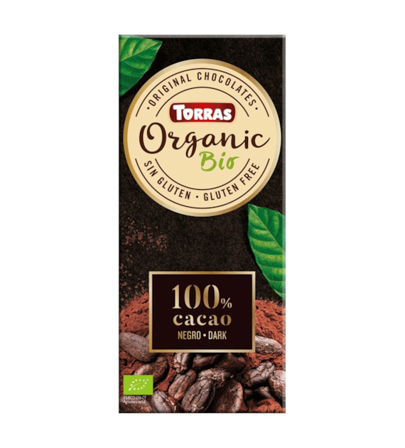 Czekolada gorzka 100% 100g TORRAS BIO