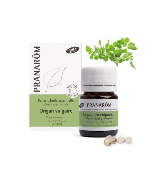 Olejek Oregano Origanum vulgare L. kapsułki 60szt. PRANARÔM BIO - suplement diety