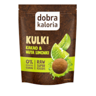 Przekąska daktylowa Kulki kakao & limonka bez cukru 65g DOBRA KALORIA