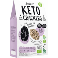 Krakersy KETO pieczywo chrupkie z nasionami chia 60g JOICE BIO