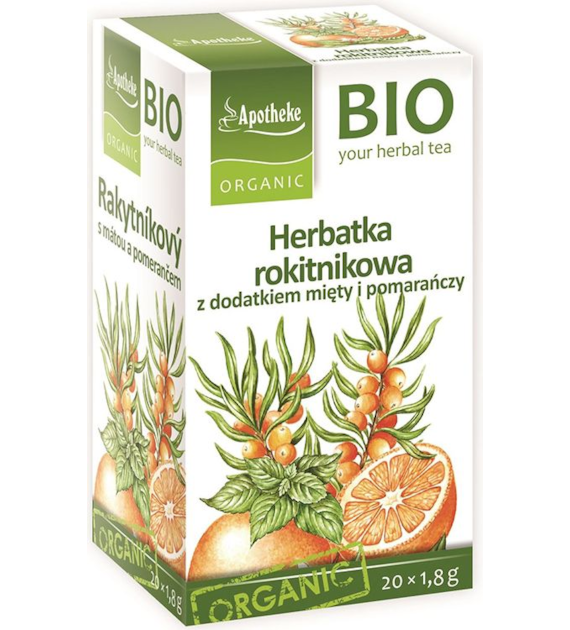 Herbatka Rokitnik / Mięta / Pomarańcza ekspres 20T APOTHEKE BIO