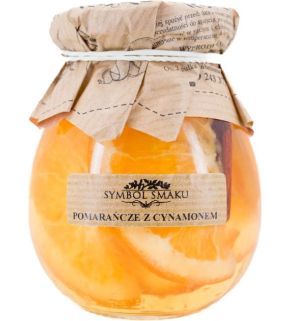 Pomarańcza w syropie z cynamonem 260g SYMBOL SMAKU