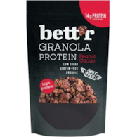 Granola Protein orzeszki ziemne i kakao bezglutenowa 300 g BETTR BIO