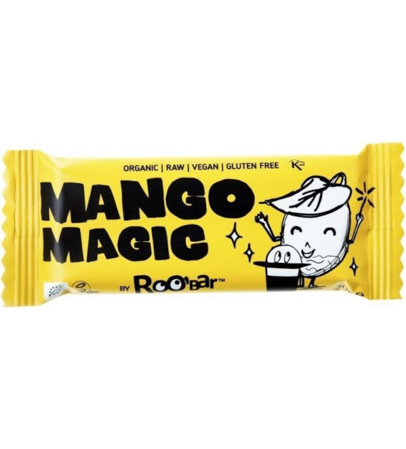 Baton owocowo- orzechowy RAW z mango 30g ROOBAR BIO