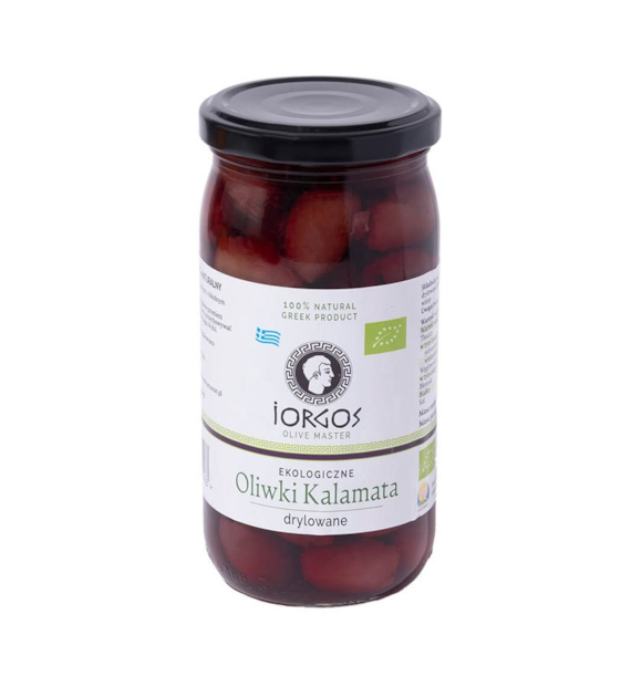 Oliwki Kalamata drylowane 360g IORGOS BIO
