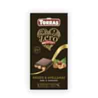 Czekolada KETO gorzka z orzechami laskowymi bez cukru 150g TORRAS ZERO