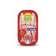 Sardynki portugalskie w sosie pomidorowym konserwa 120g BOM PETISCO
