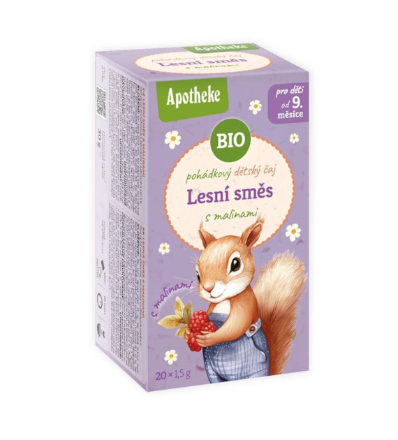 Herbatka dla dzieci Bajkowa owoce leśne maliny ekspres 20T APOTHEKE BIO