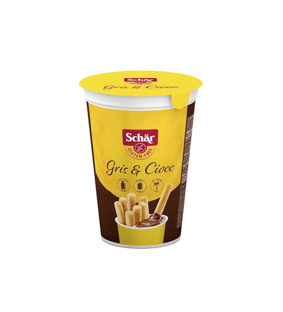 Paluszki z kremem czekoladowym bezglutenowe 52g SCHAR