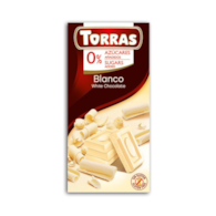 Czekolada biała bez cukru 75g TORRAS
