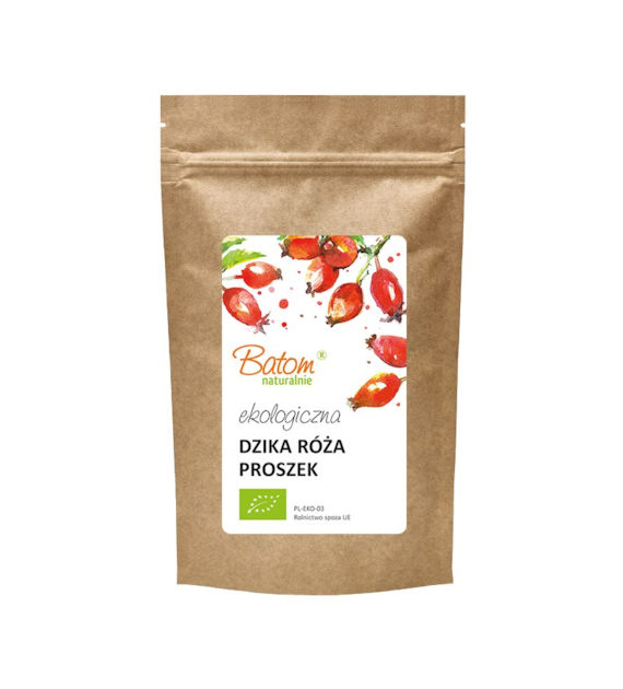 Dzika róża proszek 100g BATOM BIO