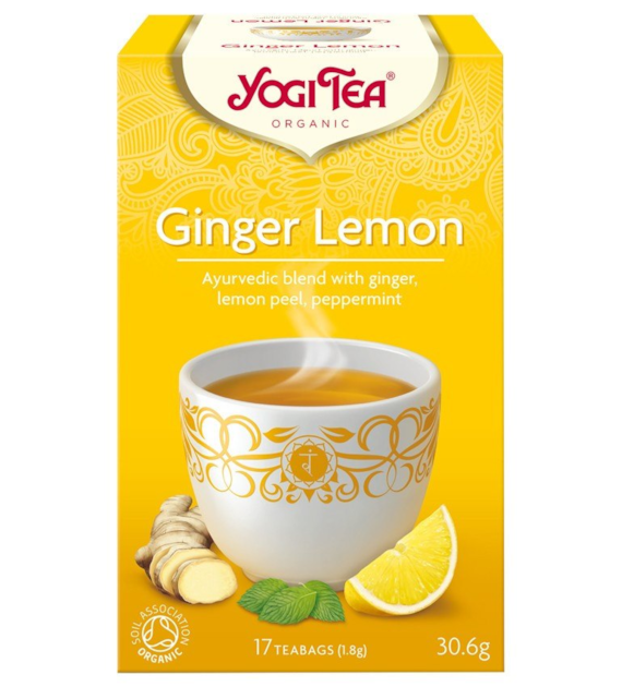 Herbata imbirowa z cytryną ekspres 17T YOGI TEA BIO