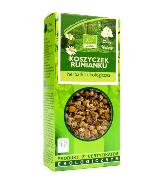 Herbatka Rumianek koszyczek 25g DARY NATURY BIO