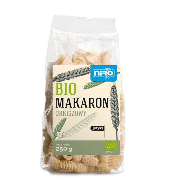 Makaron orkiszowy jeżyki 250g NIRO BIO