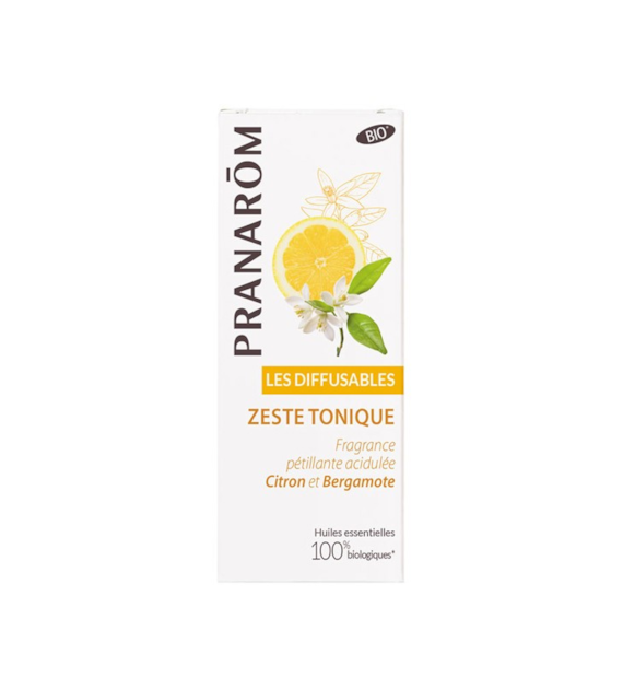 Mieszanka olejków eterycznych ZESTE TONIQUE do dyfuzora 30ml PRANARÔM EKO