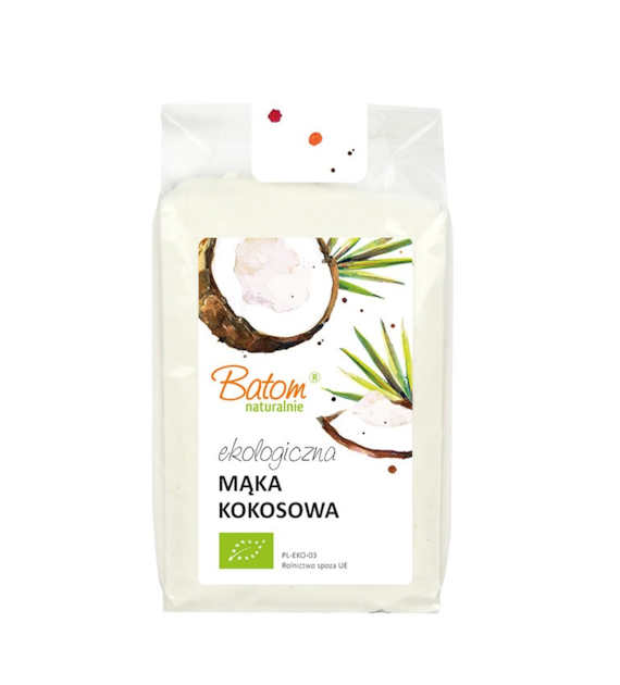 Mąka kokosowa 250g BATOM BIO