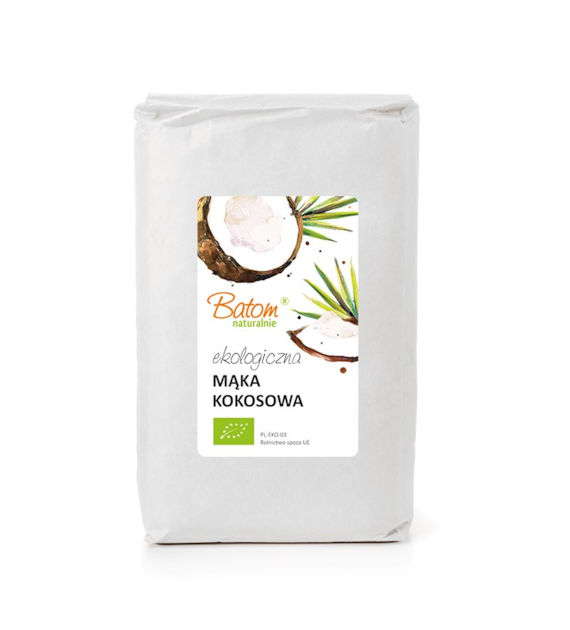 Mąka kokosowa 1kg BATOM BIO