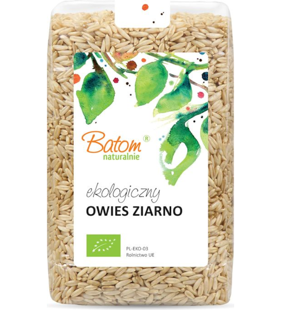 Owies ziarno 500g BATOM BIO