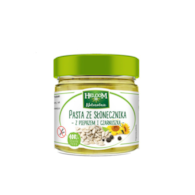 Pasta słonecznikowa z pieprzem i czarnuszką 180g HELCOM