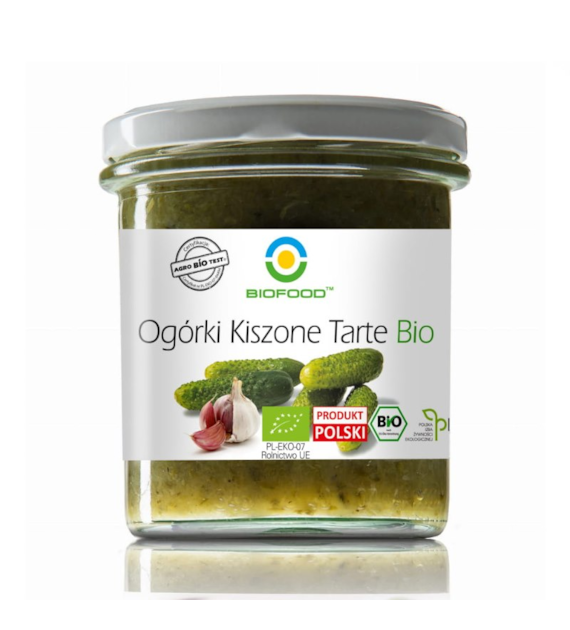 Ogórki kiszone tarte / przecier ogórkowy 280g BIOFOOD BIO - najlepiej spożyć przed: 13.05.2027