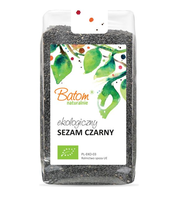 Sezam czarny niełuskany 250g BATOM BIO