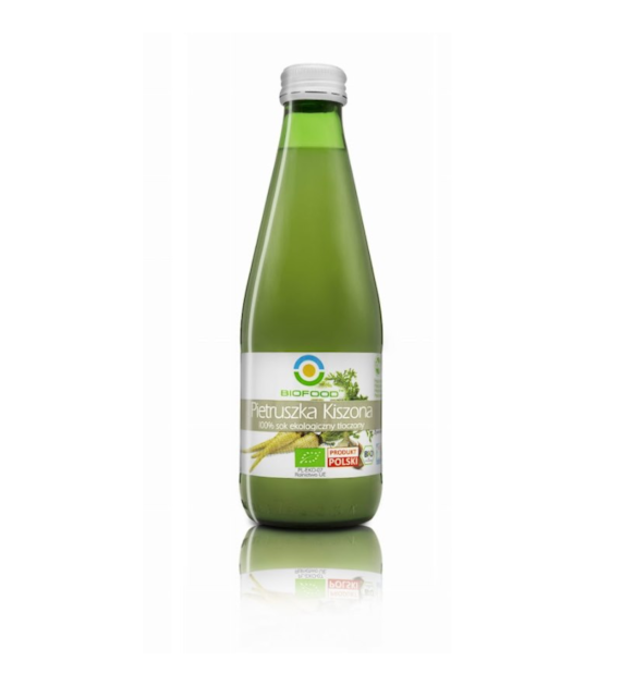 Sok z pietruszki kiszonej tłoczony NFC 300ml BIOFOOD BIO - najlepiej spożyć przed: 19.02.2028