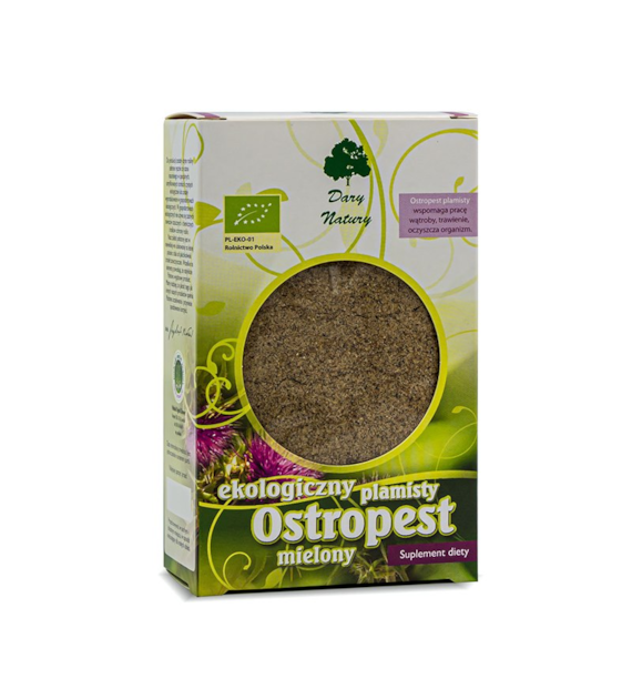 Ostropest plamisty mielony 100g DARY NATURY BIO - suplement diety